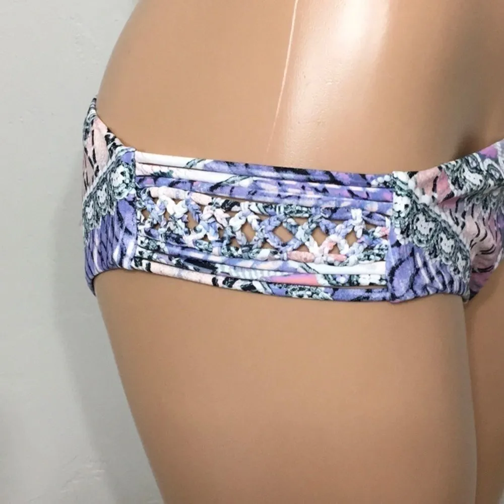 RAISINS high neck lace up bikini. NWT - Image 8