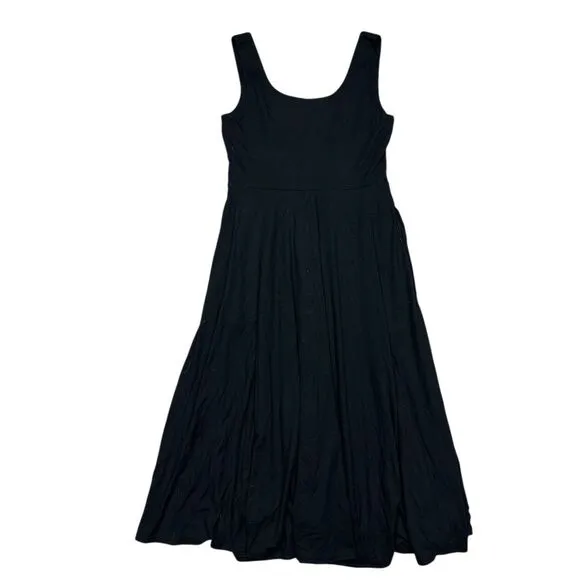 NWOT American Giant Women's Women's‎ Flex Dress Midi Black Meteorite Size M Size M - Image 7