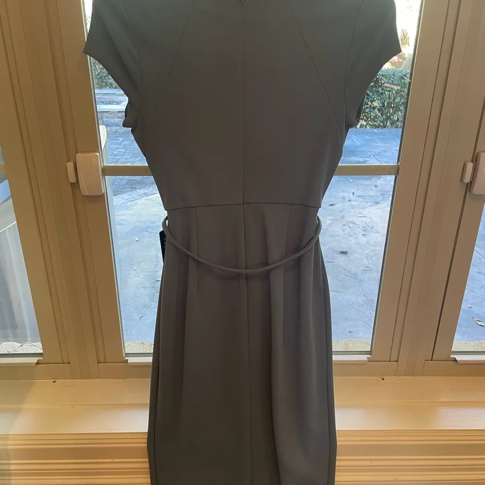 Express Baby Blue Belted Dress, Size Small - Image 8