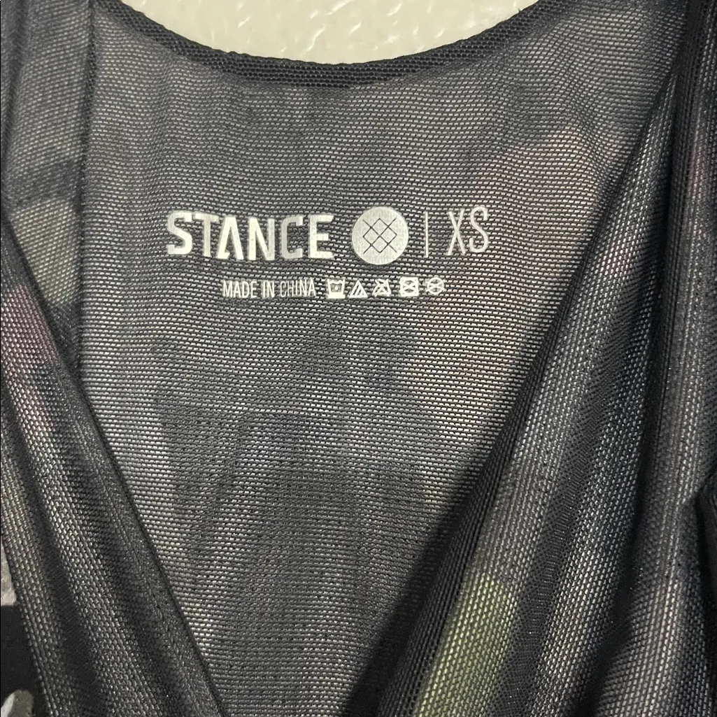 STANCE WOMENS FLORAL THONG BODYSUIT NEW WITH TAGS XS Black - Image 5