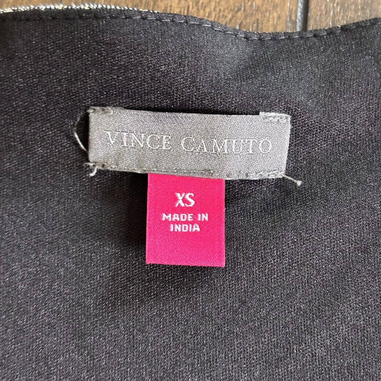 Vince Camuto Women's V-Neck Long-Sleeve Confetti Ready - Rich Black Size XS $79 - Image 8