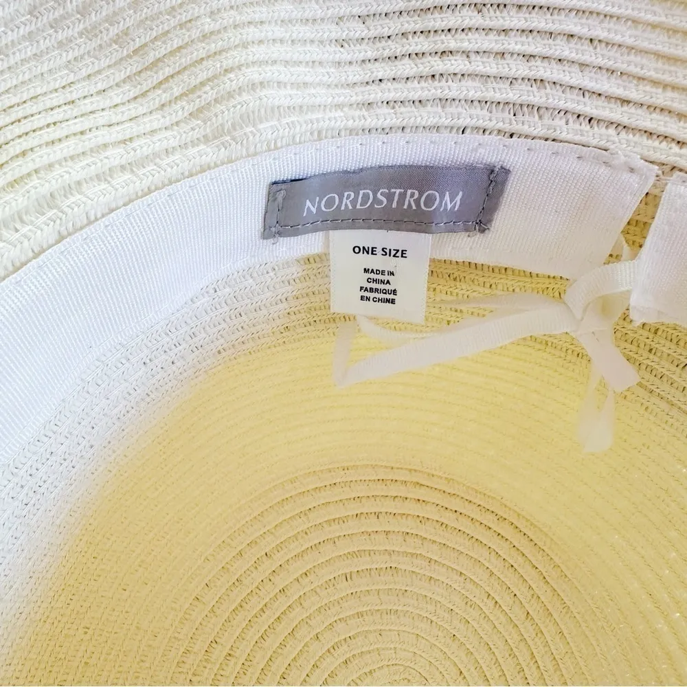 NEW Nordstrom Women’s Straw Saucer Hat - Image 4