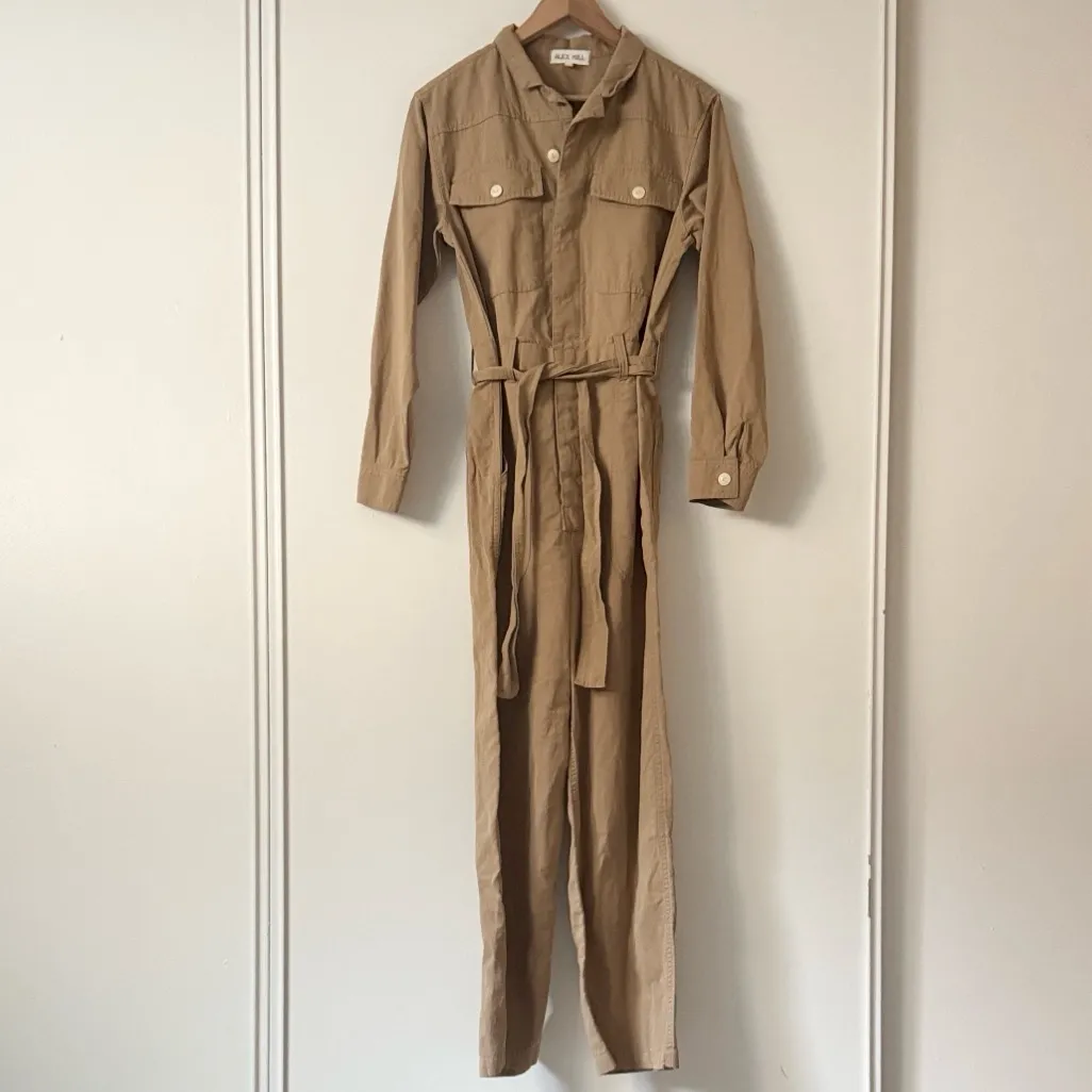 Alex Mill L Mel Tan Khaki Button - Image 2