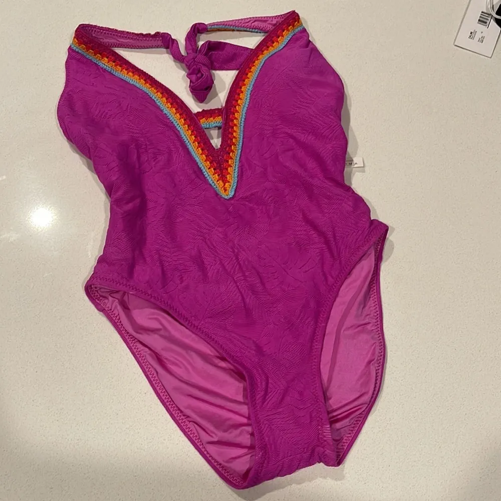 NWT Trina Turk TULUM PLUNGE MAILLOT Swimsuit 8 - Image 5