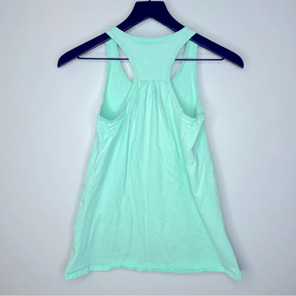 Simply Southern Teal Tank Top Life is a Party in the South Size S - Image 2