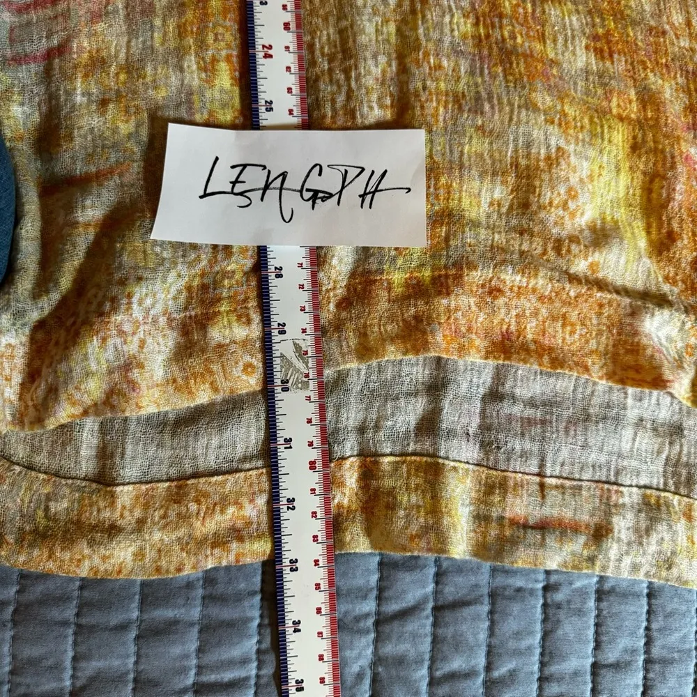 J Jill lightweight linen blend tunic Orange Size L - Image 6