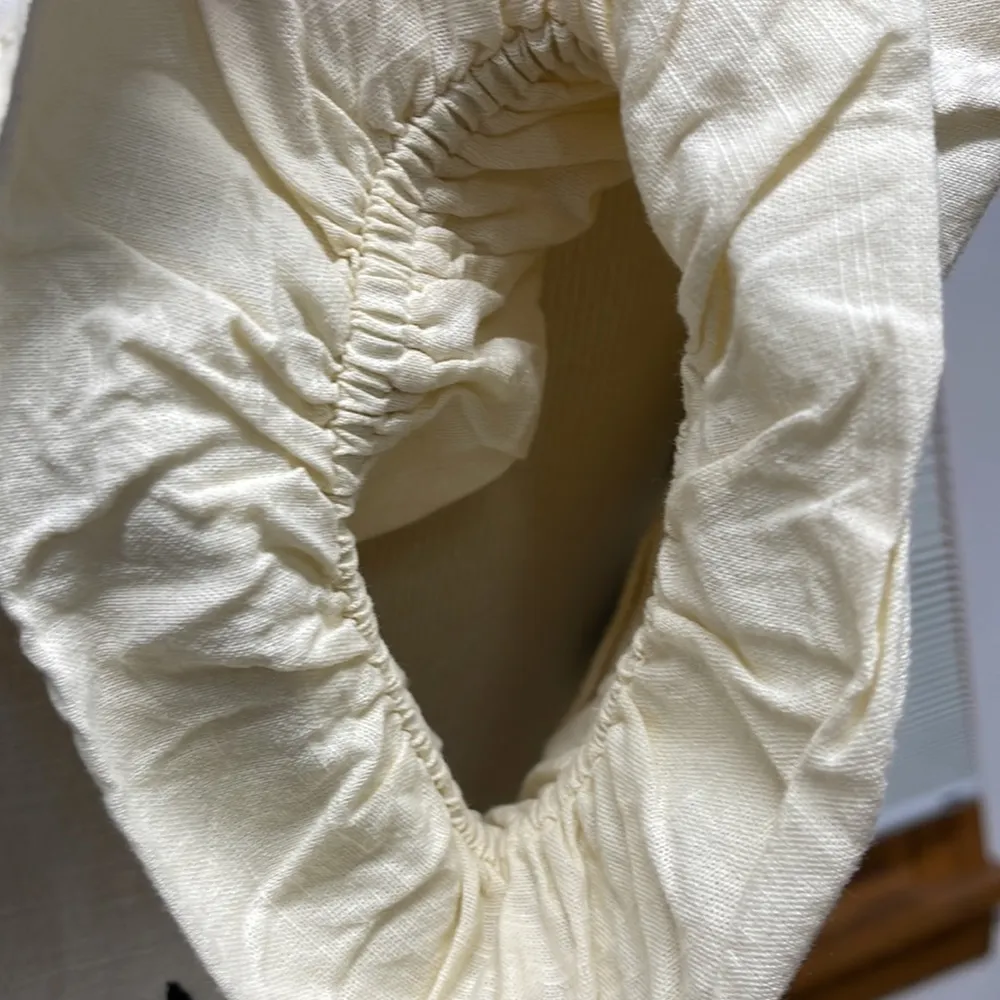 XS // Free People Ivory Cotton Fiona Black Floral Embroidered Mini Dress - Image 12