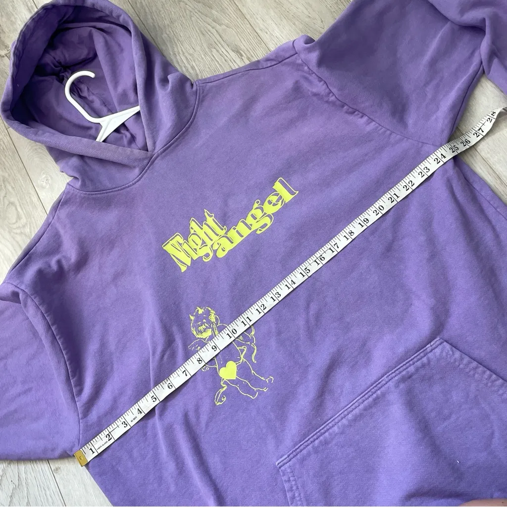 Boys Lie Hoodie Sweatshirt night angel womens Purple (one size) oversized casual - Image 3