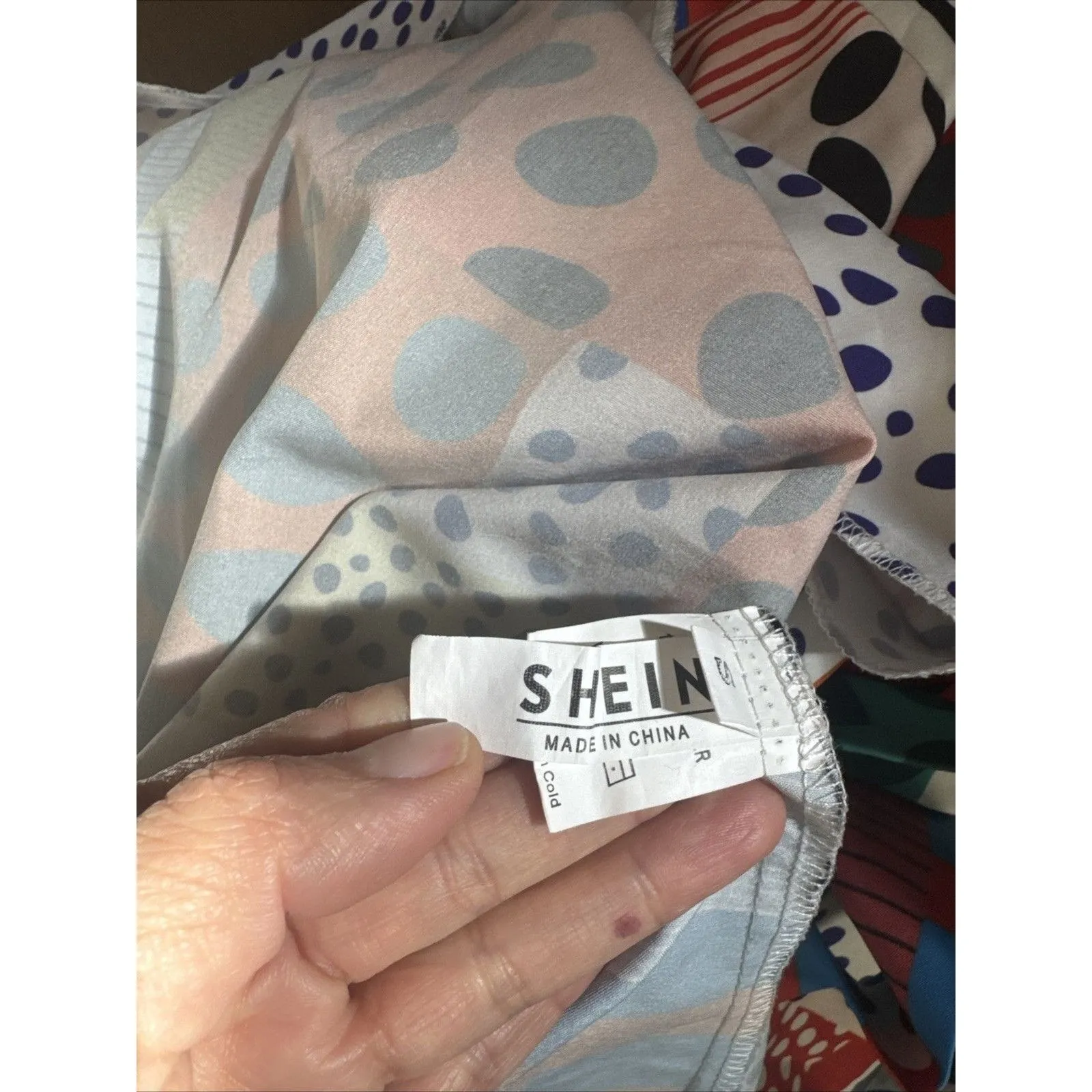 Shein Womens Dress Sz Small Maxi Wrap Polka Dots Retro Y2k 90s 70's Inspired - Image 11