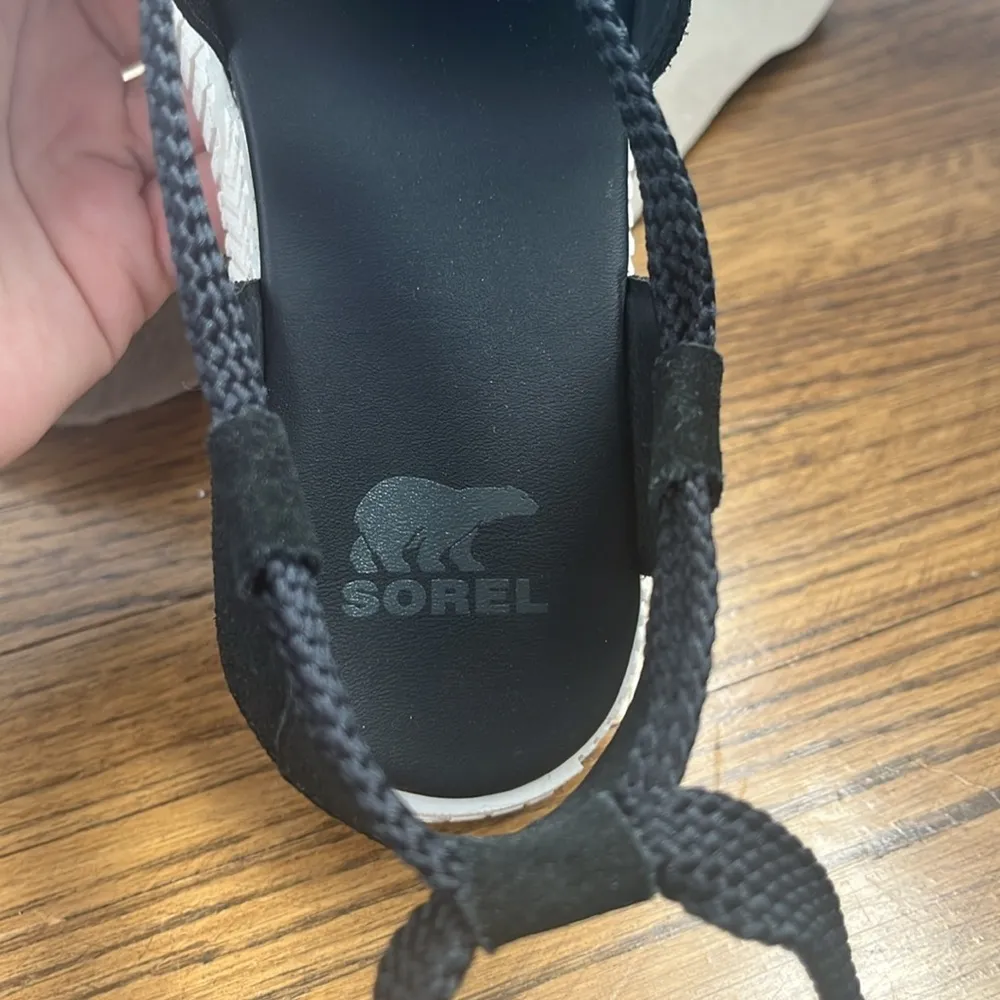 Sorel NWOT Ona Streetworks Espadrille Flat Suede Open Toe Ankle Tie Sandal - Image 8