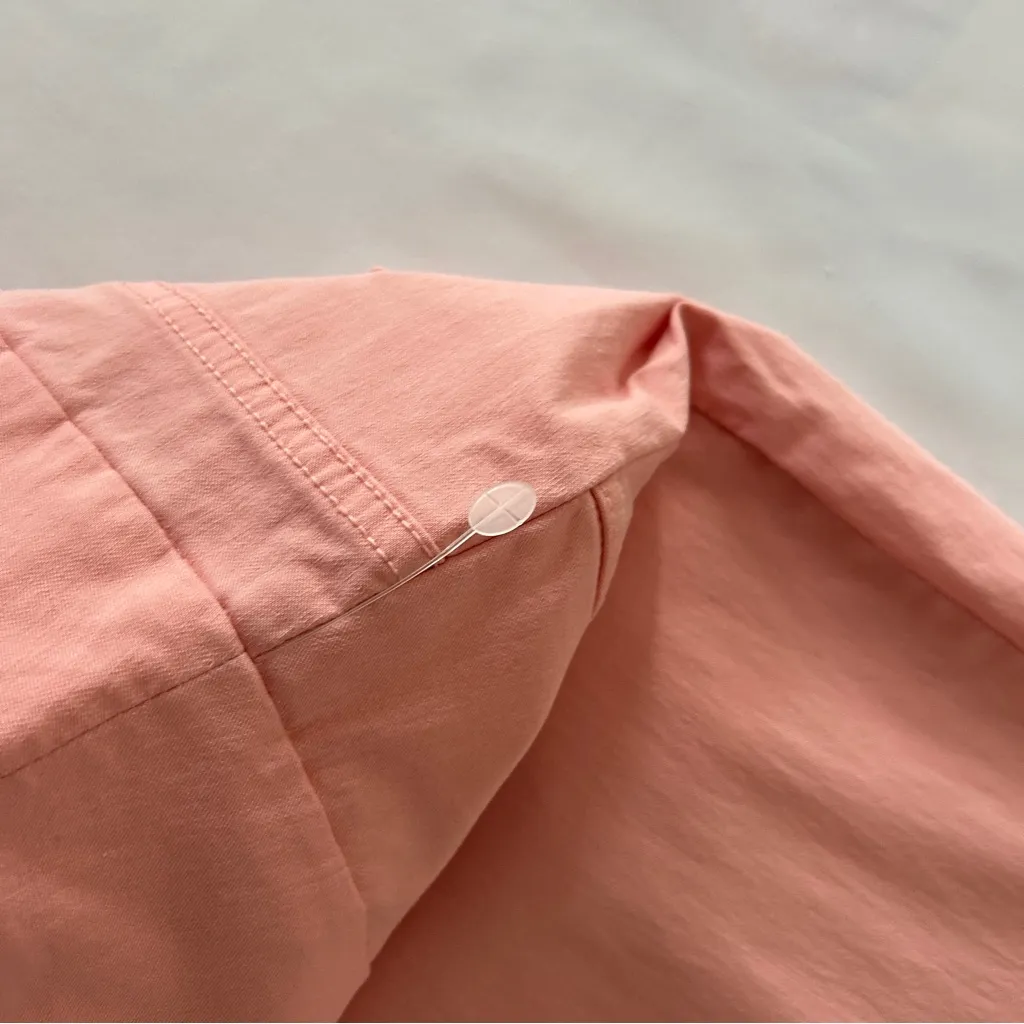 NWT Sz. 14 Large Ruby Road Salmon Coral Pink Capri Pants Rayon Summer Spring - Image 4