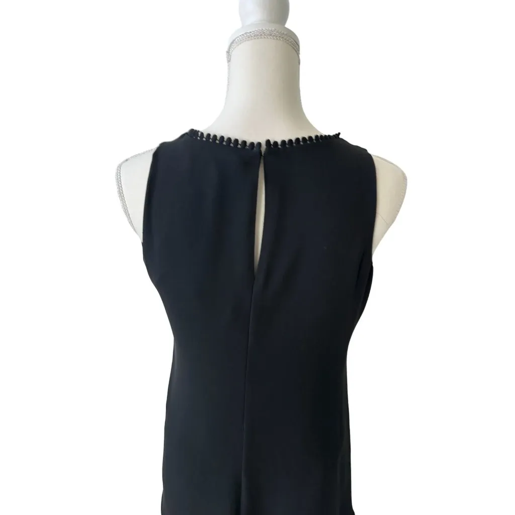 WHITE HOUSE BLACK MARKET WHBM Black Embroidered Tank Top Size XS - Image 4