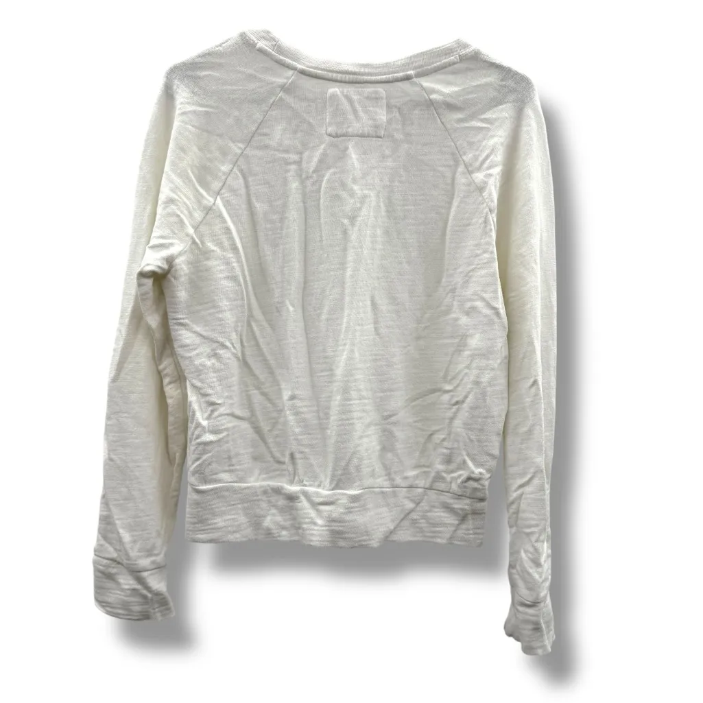 Lilly Pulitzer Tennis Club Sweatshirt Women’s Size Small‎ White Graphic Pullover - Image 3