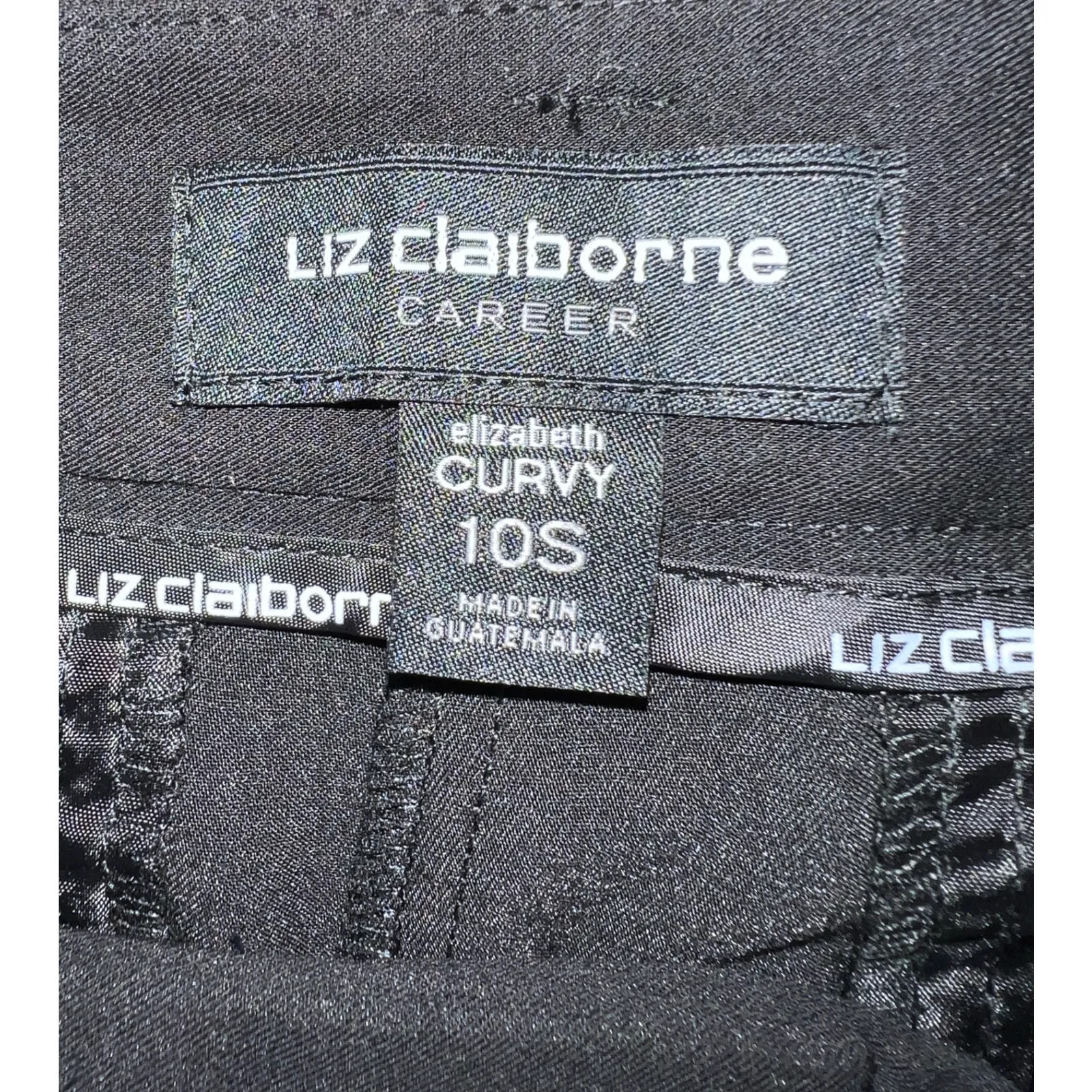 Liz Claiborne Womens Dress Pants Size 10 Career Pants Black Bootcut Pockets NWT - Image 3