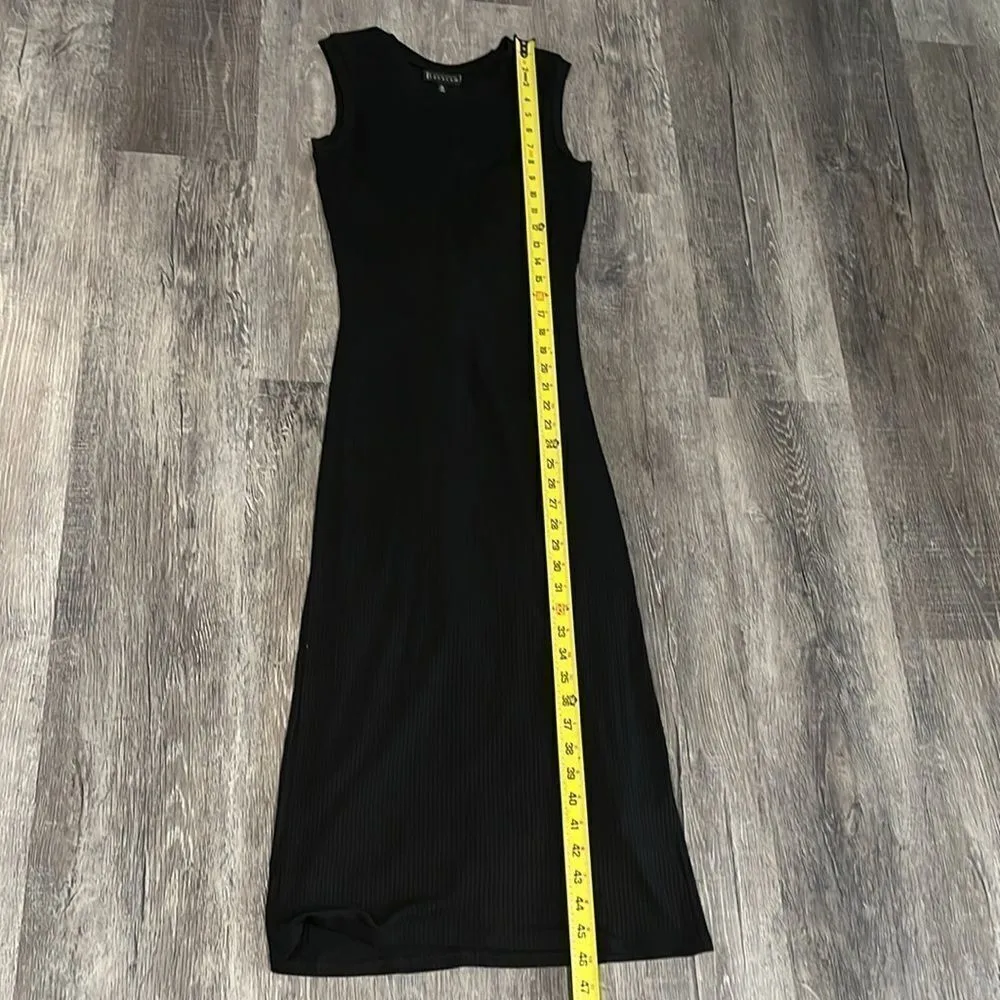 Evereve Collection by Bobeau NWOT slim maxi black dress w/ back keyhole XS - Image 6