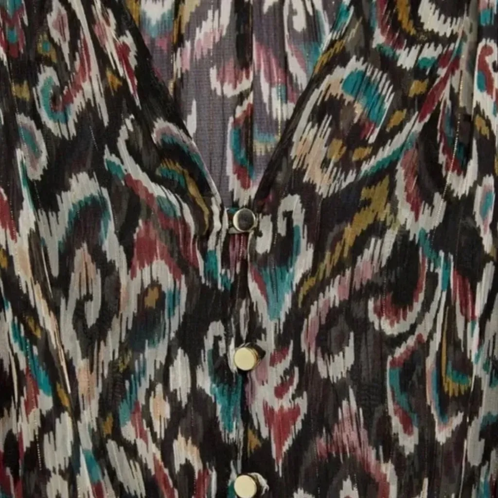 NWT Zara Multicolor Metallic Mini Dress - Image 5