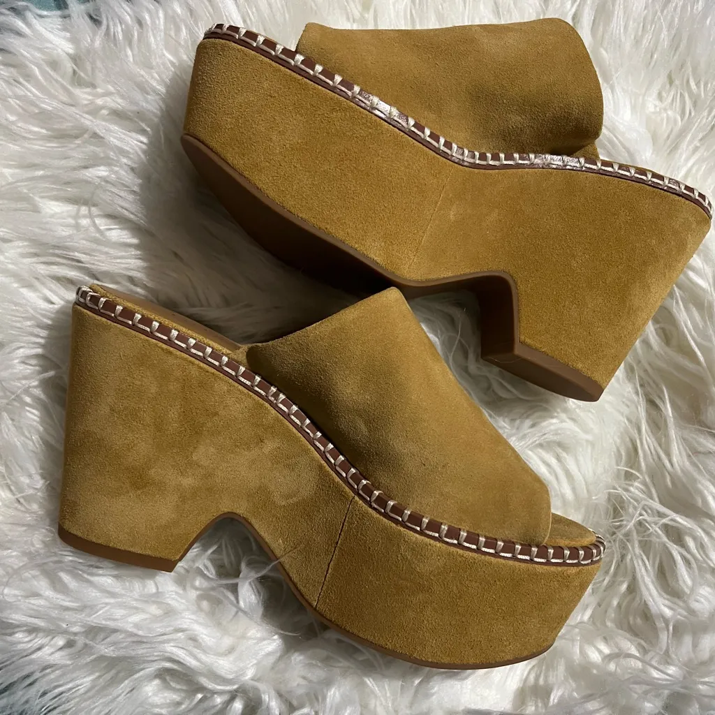 joie Size 6.5
Women Pendant
Platform Sandal Mustard Yellow - Image 3