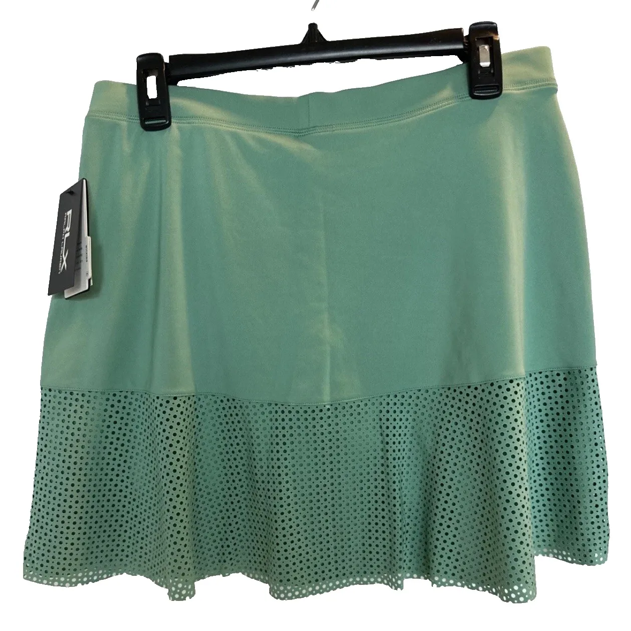 RALPH LAUREN Women's RLX 17" Eyelet Interlock Golf Skort NWT SIZE:‎ MEDIUM - Image 3