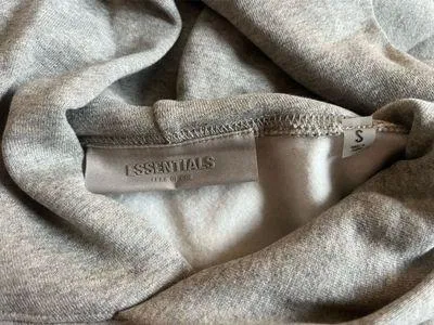 Fear of God Essentials hoodie dark oatmeal size S - Image 4