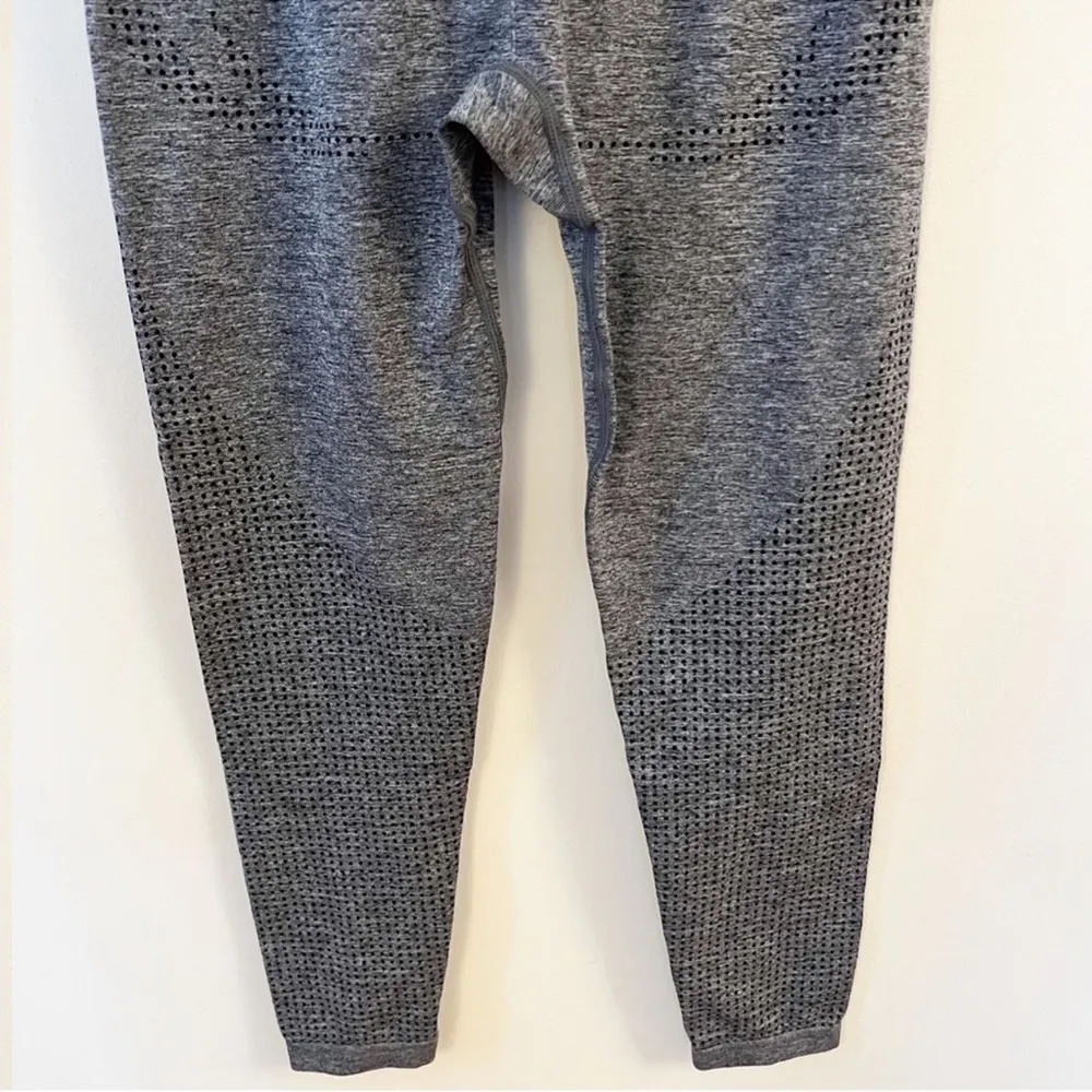 Iconi Gray High Rise Stretch Athletic 7/8 Length Leggings Activewear Gym Size L Size L - Image 7