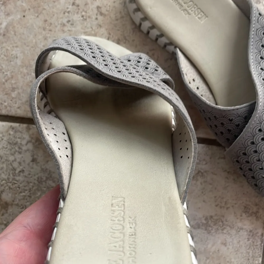 Ilse Jacobsen Tulip Slide Sandal Grey Gray Size 5 - Image 11