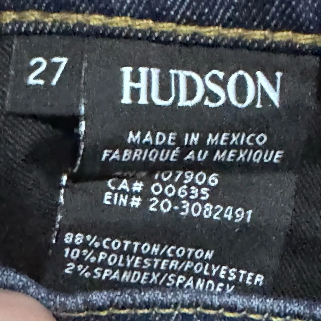 NWT HUDSON Natalie Midrise Skinny Jeans - 27 - Image 7