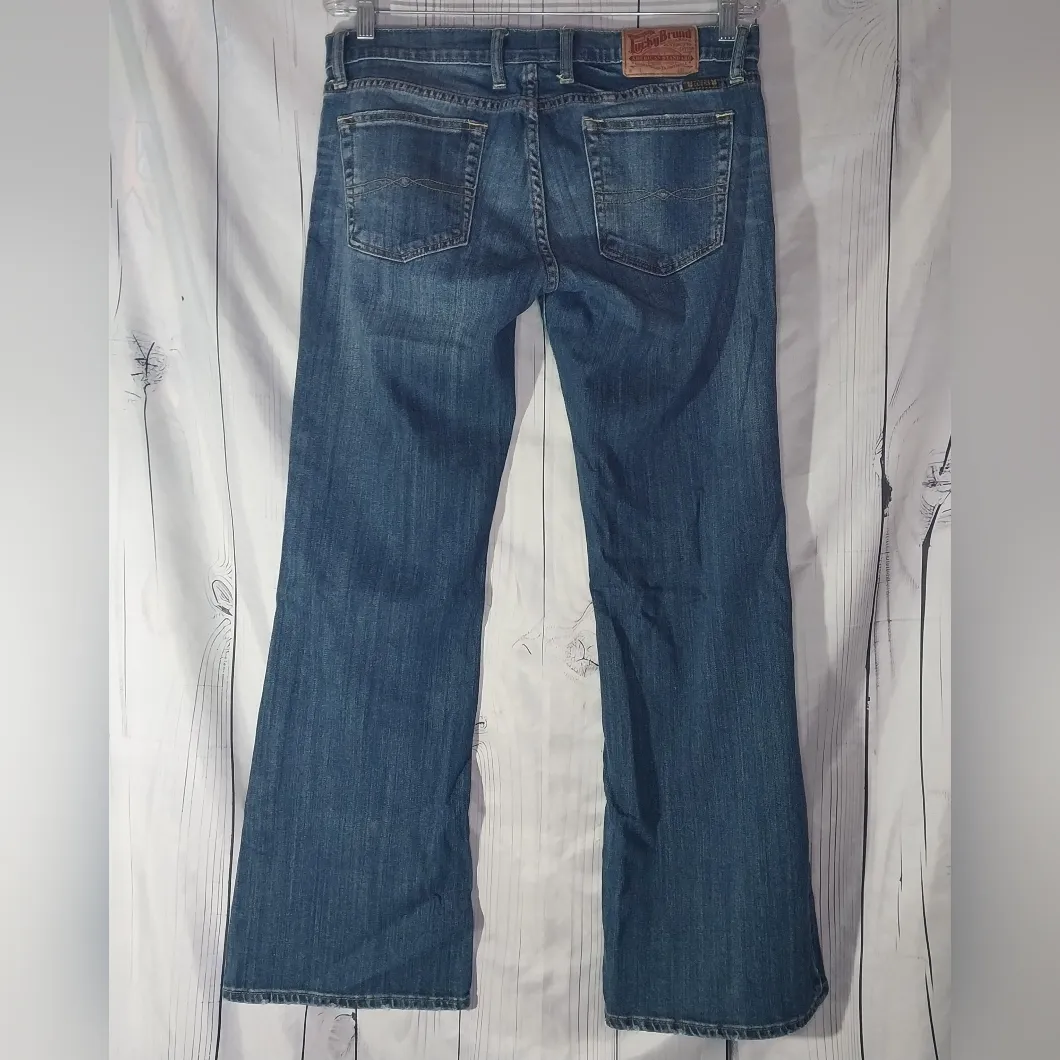 Lucky Brand Y2K Classic Low Rise Flare Blue Women's Jeans - Image 2