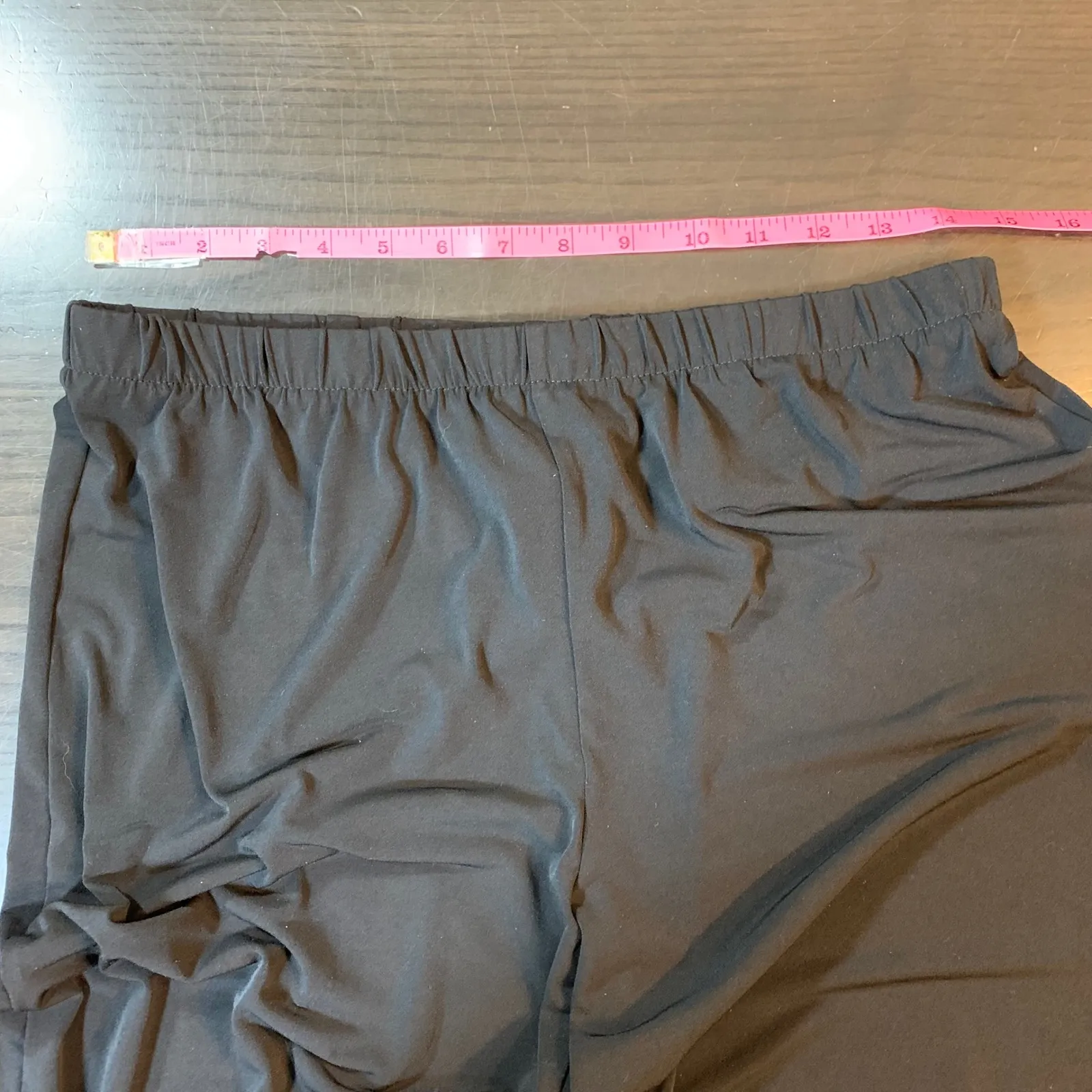 Chico's‎ 1 Women Medium Black Wide Leg Pull On Lounge Pants Basic Office Church - Image 6