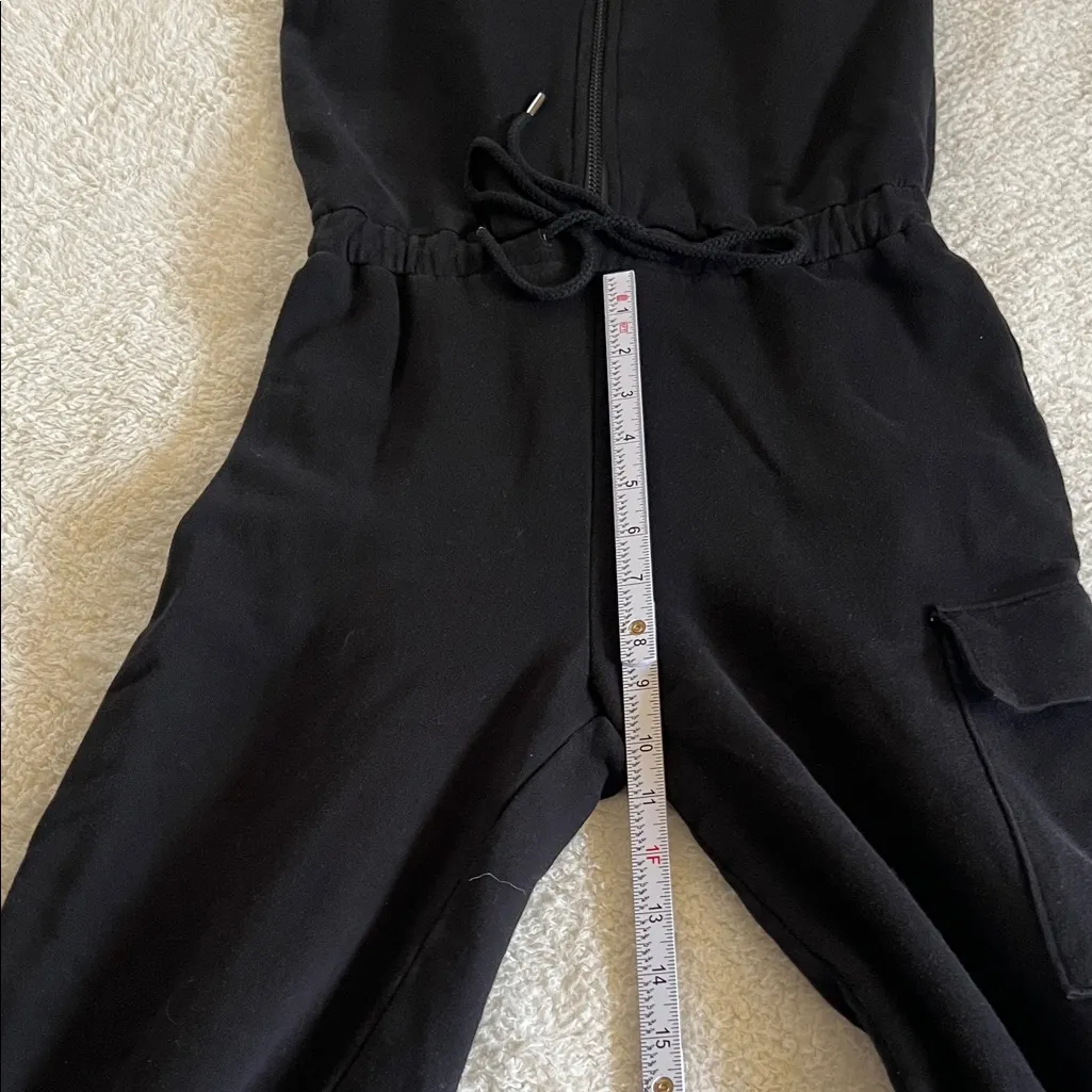 The Range Jet Black Hoodie Jumpsuit, Size S (NWT) - Image 5