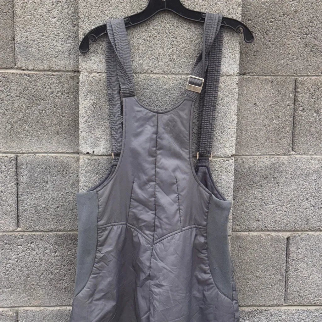 Vintage Sno Rags Gray Ski & Snow Bib Overalls Small to Med - Image 10