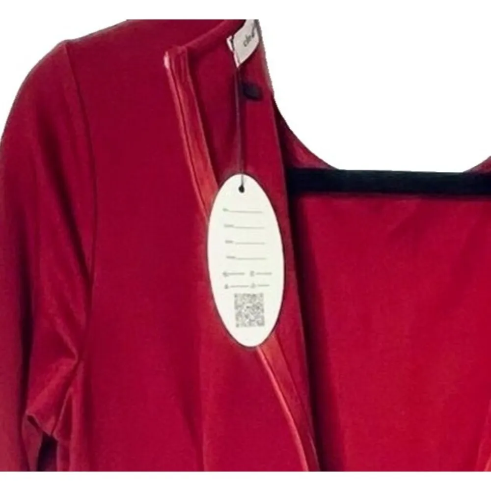 Clearlove Valentines Red Long Sleeve Elegant Cocktail Party Dress Size M NEW! Size M - Image 9