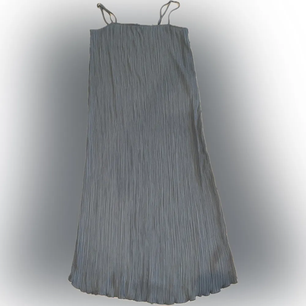 Madewell The Goldie Plissé midi teapot blue dress 6 - Image 7