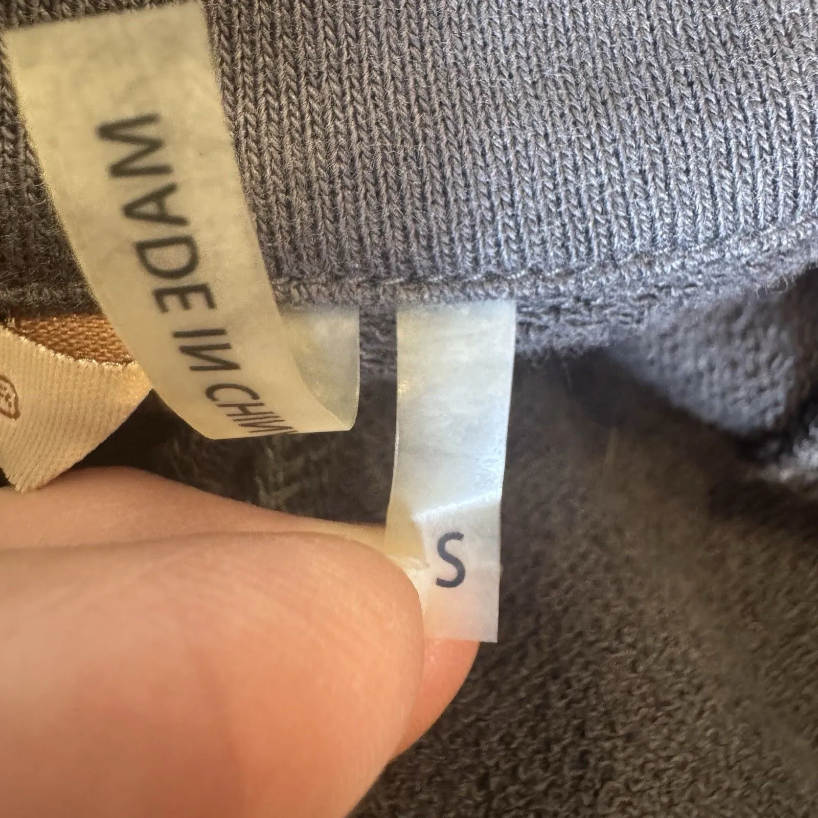 Soft Surroundings Embroidered Jacket Cardigan Small Gray Military Grunge Goth - Image 11