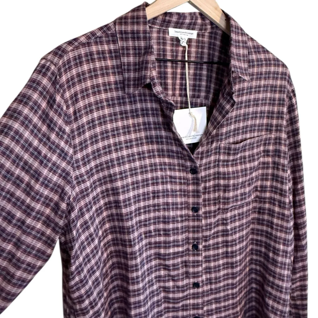 Beachlunchlounge Women’s Sz XL Whitney Shirt in Red Pear New NWT - Image 2