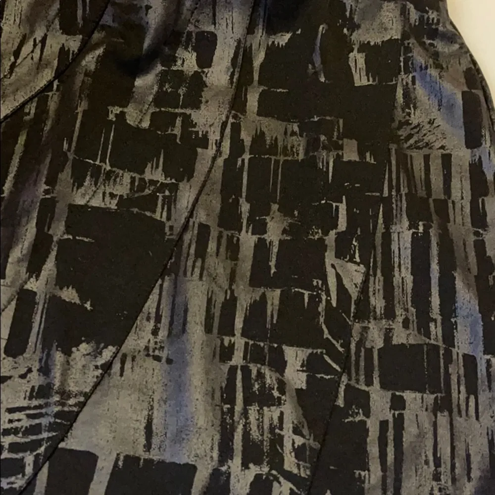 Vera wang black paint splatter printed skirt - Image 2