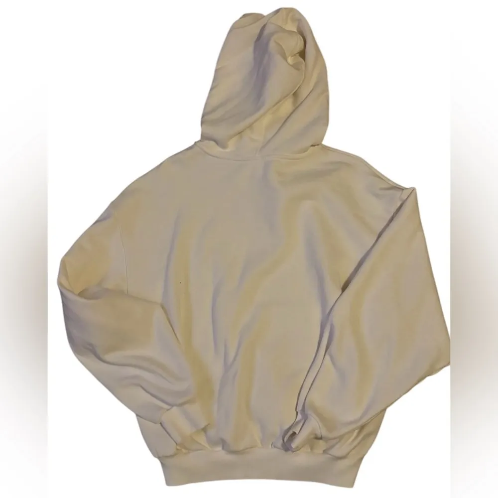 Acolade Hoodie Size Small WHITE EUC Oversized Gym Run - Image 2