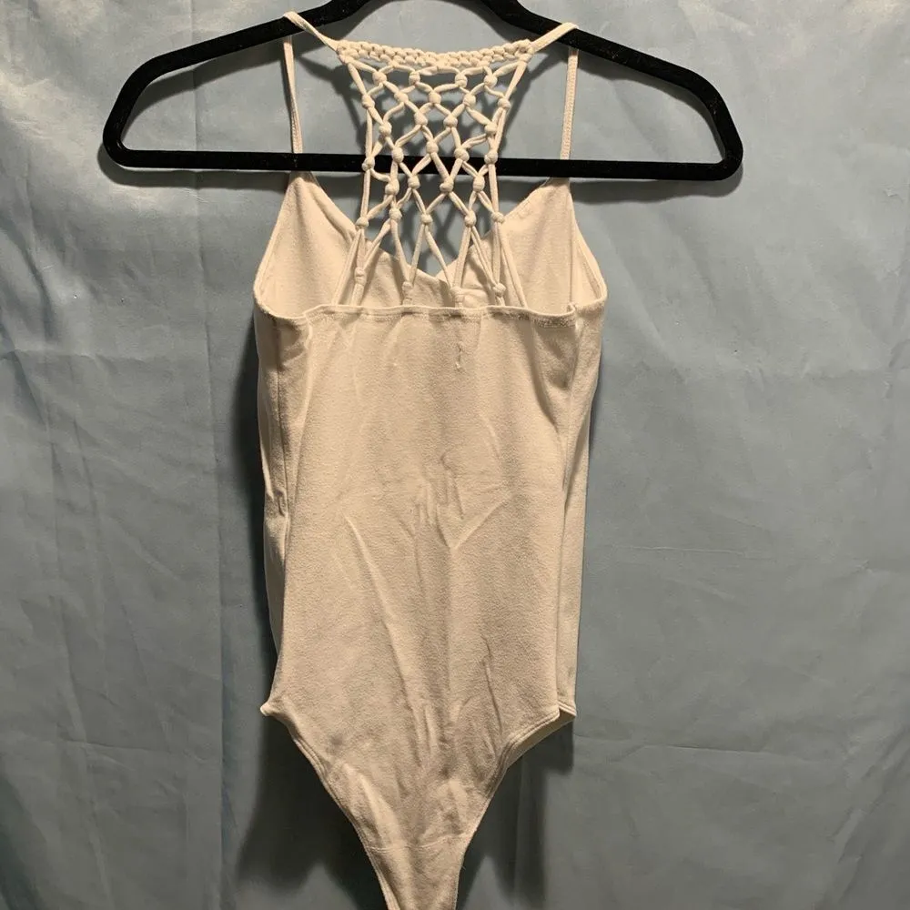 Abercrombie and fitch white bodysuit small - Image 2