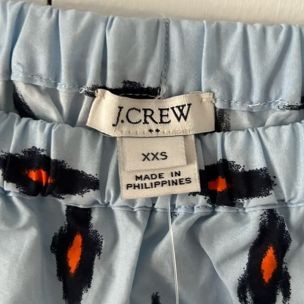 NWT J.Crew Blue Flutter Sleeve Dress Size xxs - Image 2