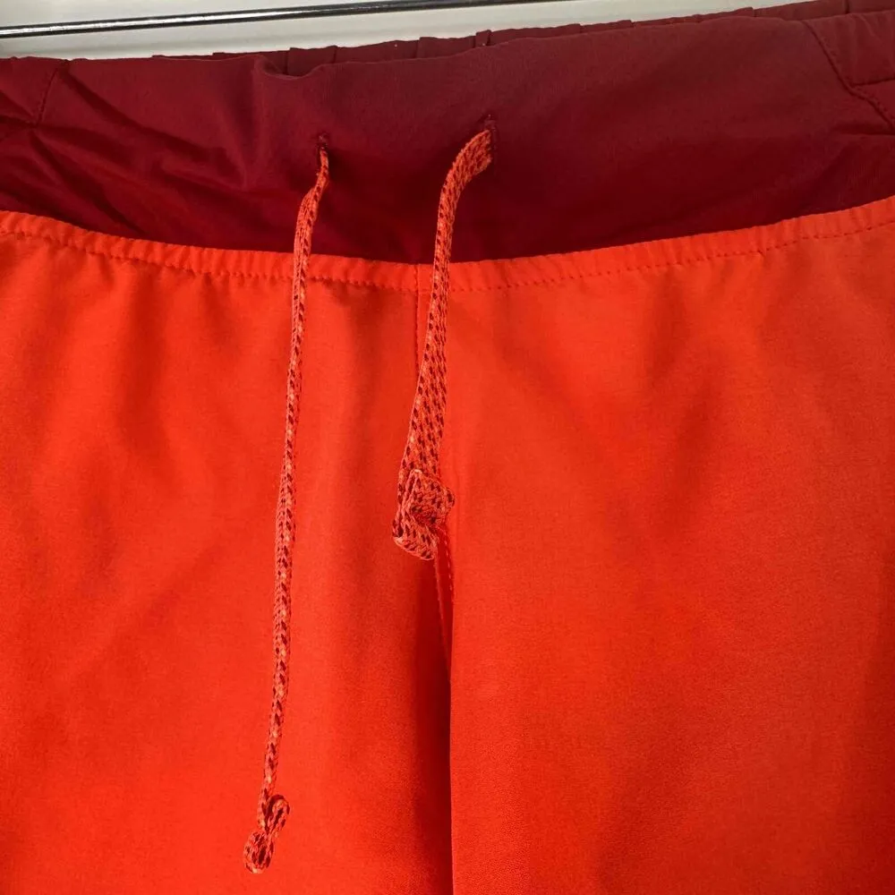 Patagonia Pink Athletic Drawstring Nine Trails Shorts Size Small - Image 3