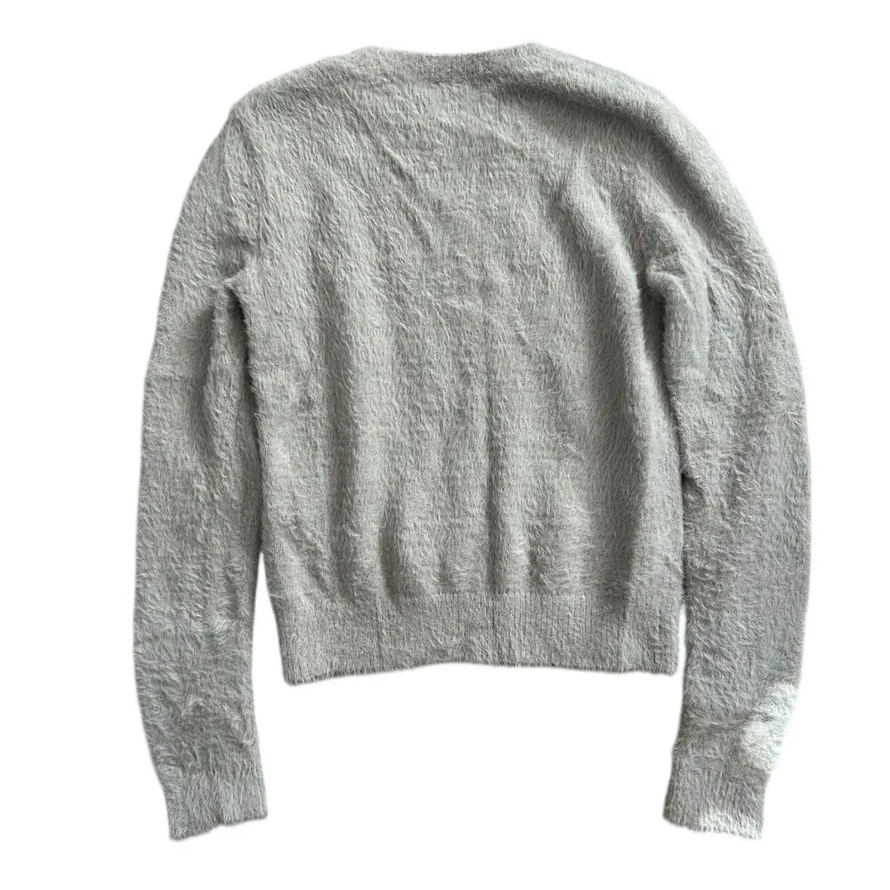 Sunday Best Aritzia Fuzzy Sweater Gray - Image 5