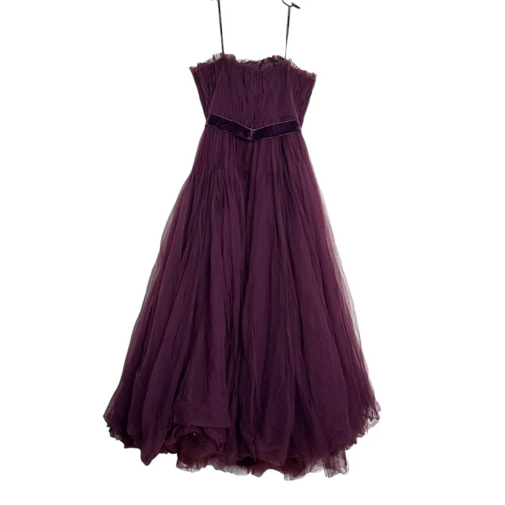Zac Posen Pleated Tulle Couture Gown - Image 8