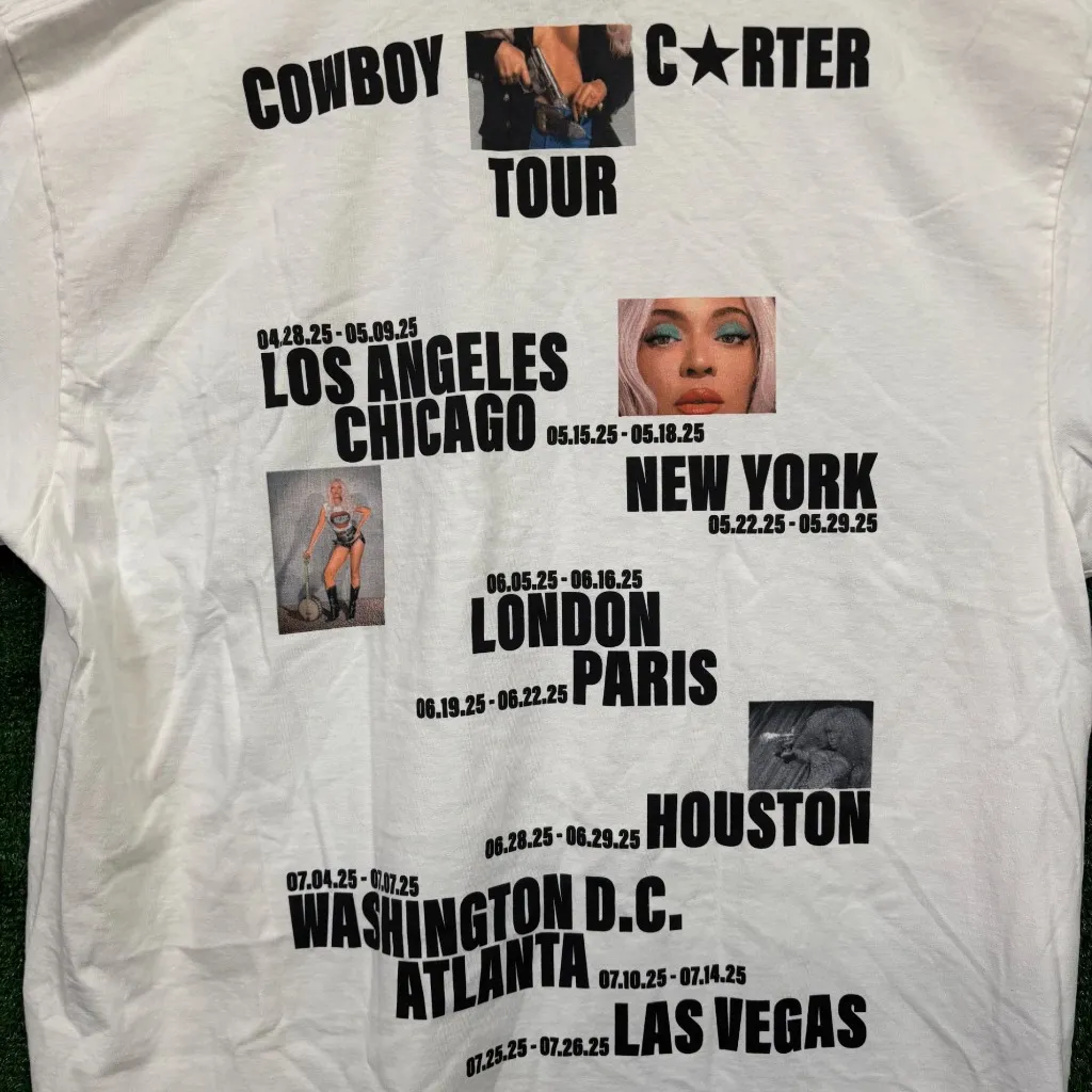 Beyonce Cowboy Carter Rodeo Chitlin Circuit Tour T-Shirt Size XXL - Image 2