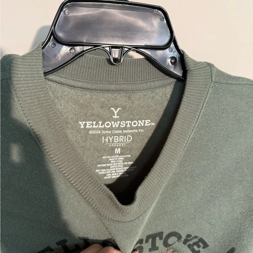 Yellowstone Dutton Ranch Western Graphic Crewneck Sweatshirt - Image 3