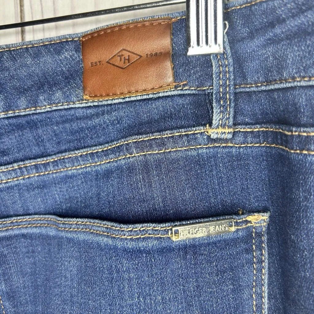 TOMMY HILFIGER Sz 16 (40 x 31) Stretch Denim Tribeca Straight Leg Jeans - Image 11