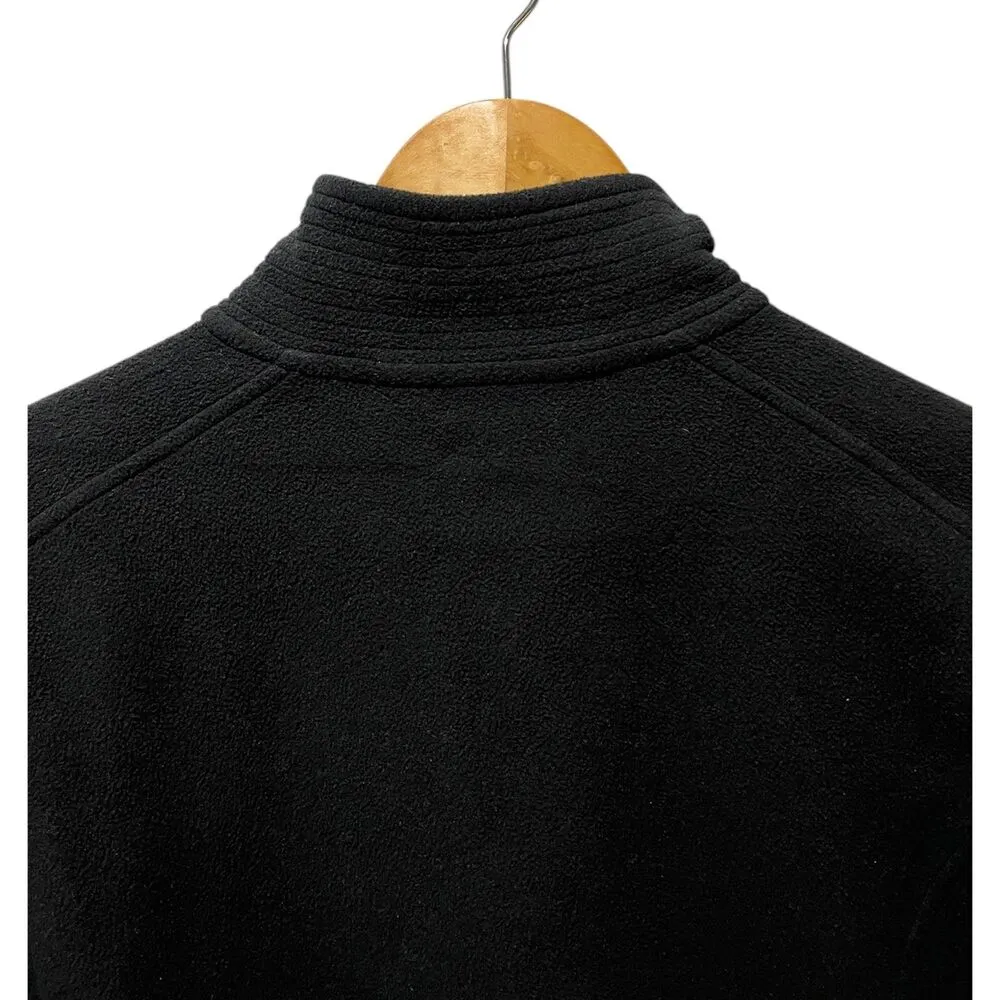 The North Face Women's 1/4 Zip Fleece Sweater Size Medium Black Pullover Warm - Image 6