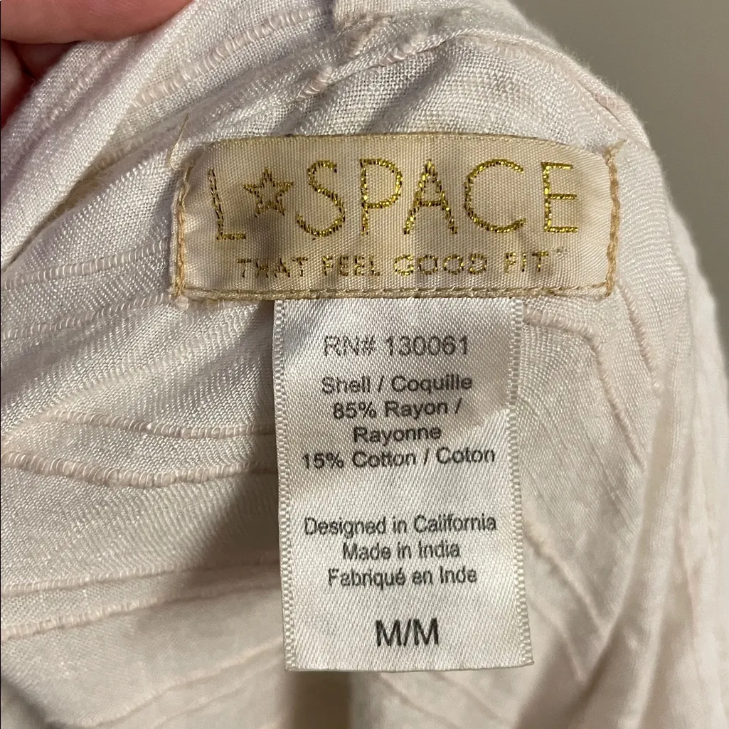L Space Love Letters Tunic Cover Up Size Medium - Image 11