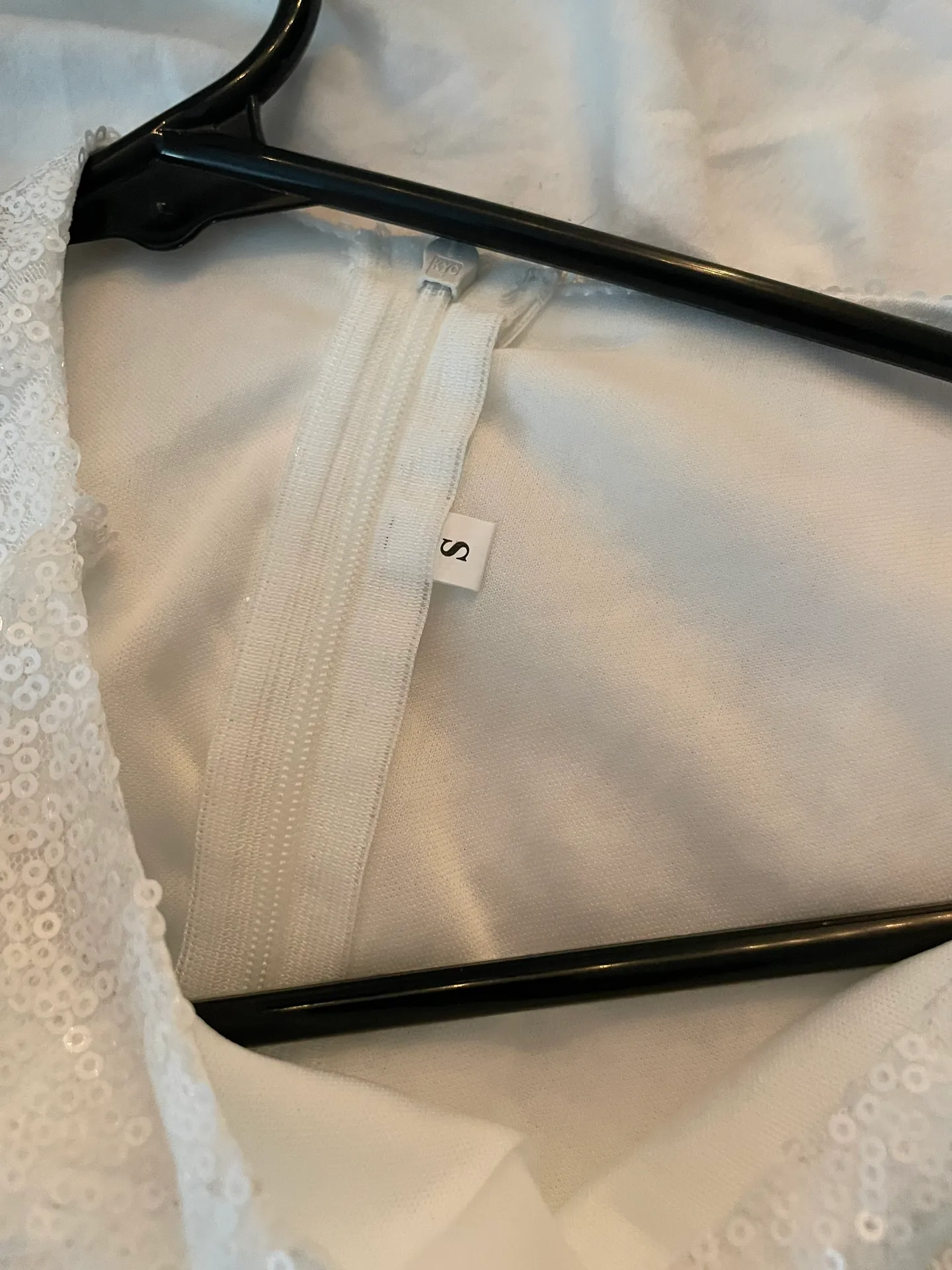 Allyzone White Sequin Formal Dress - Image 4