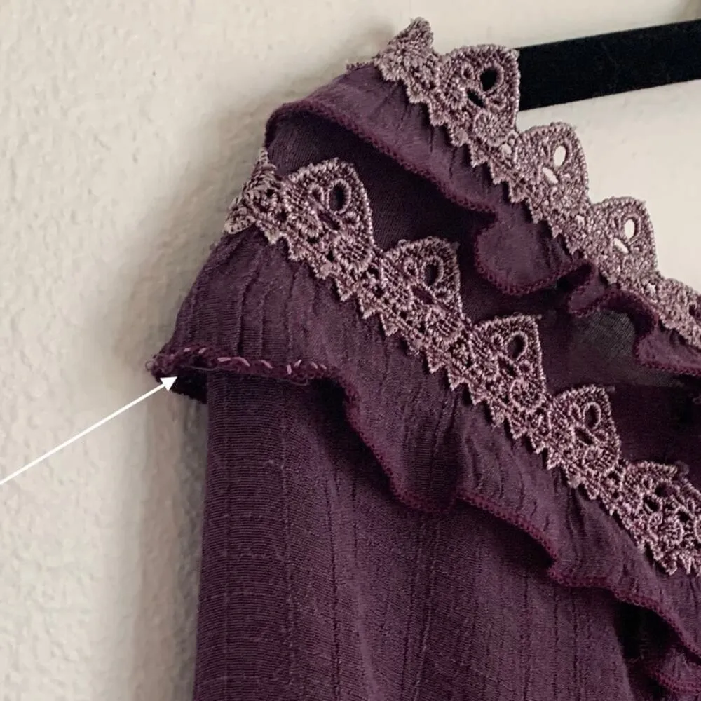 5/$25 Urban Mango Off the Shoulder Dress in Purple Size L - Image 5