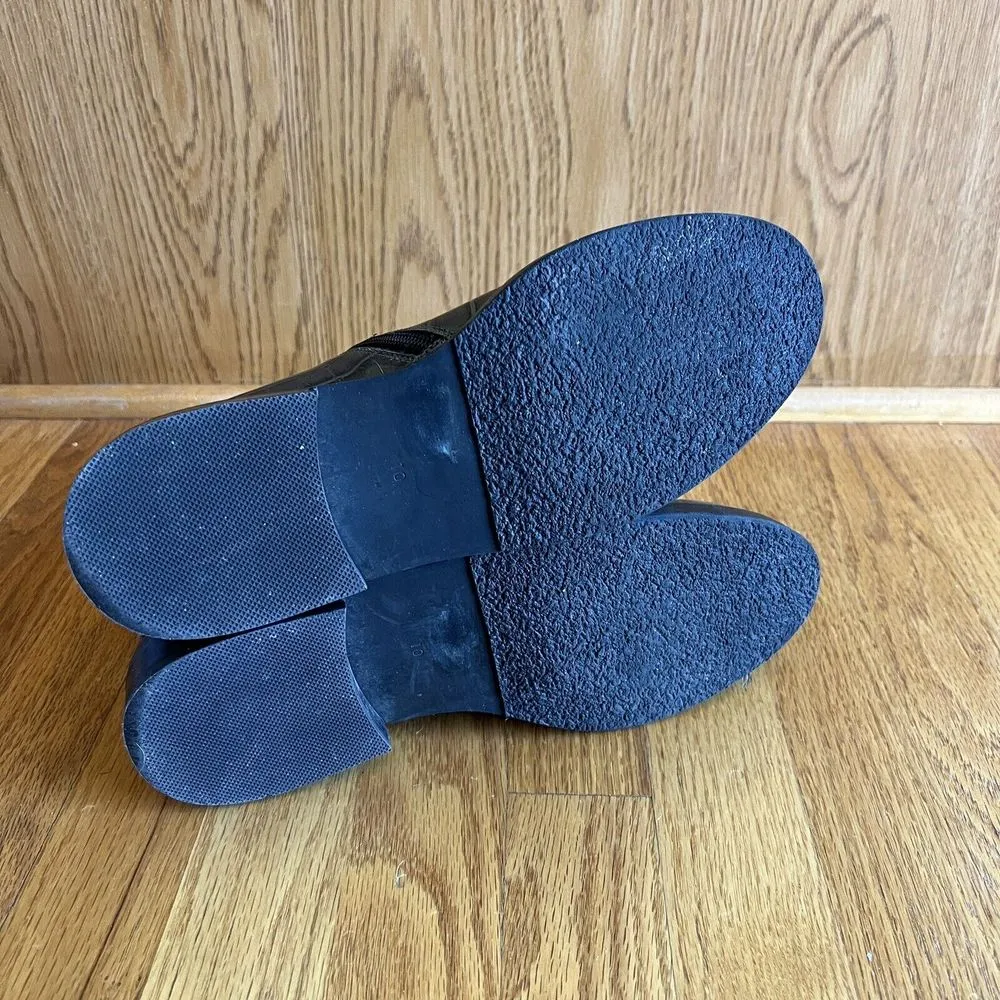 Jeffrey Campbell Tonette‎ Combat Croc Embossed Boot Grey Women's Size 10 - Image 11