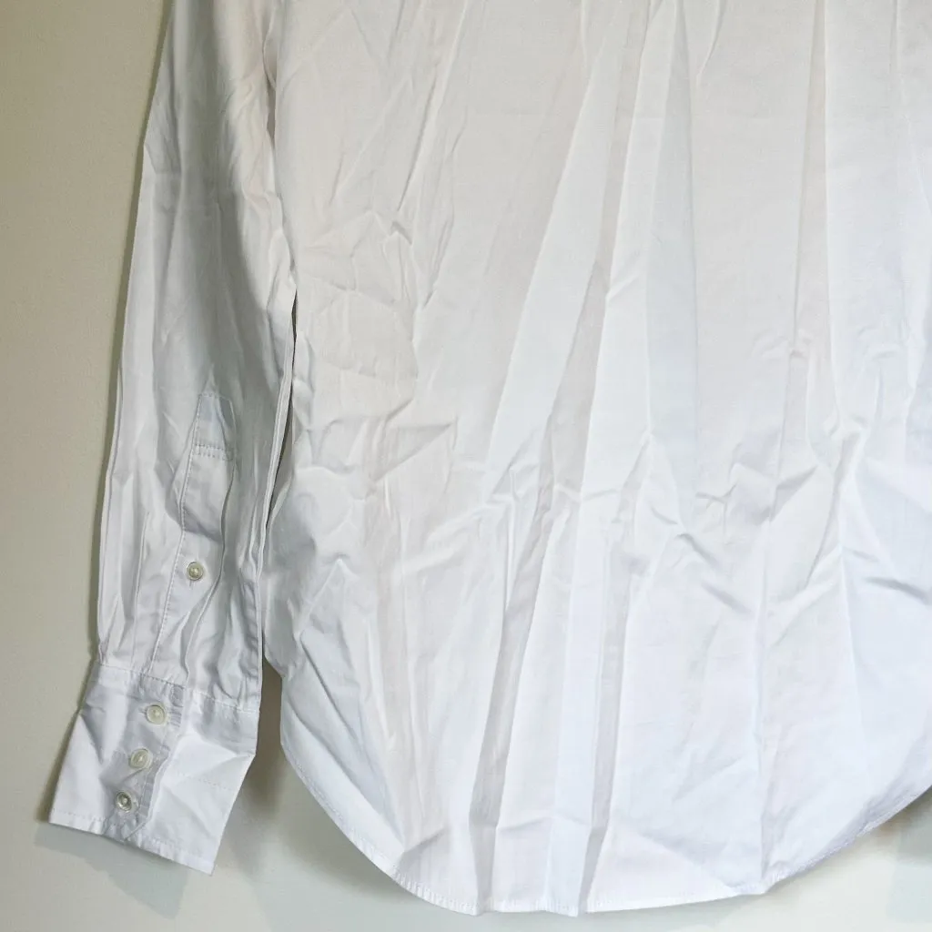 NWT Madewell Utility-Pocket Button-Up Shirt in Eyelet White - Size: 00 (XXS) - Image 8